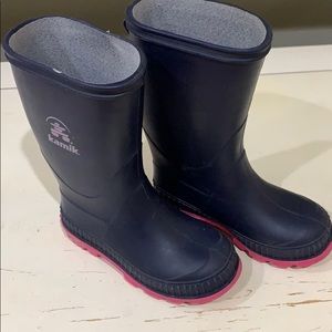 Kamik toddler rain boots.